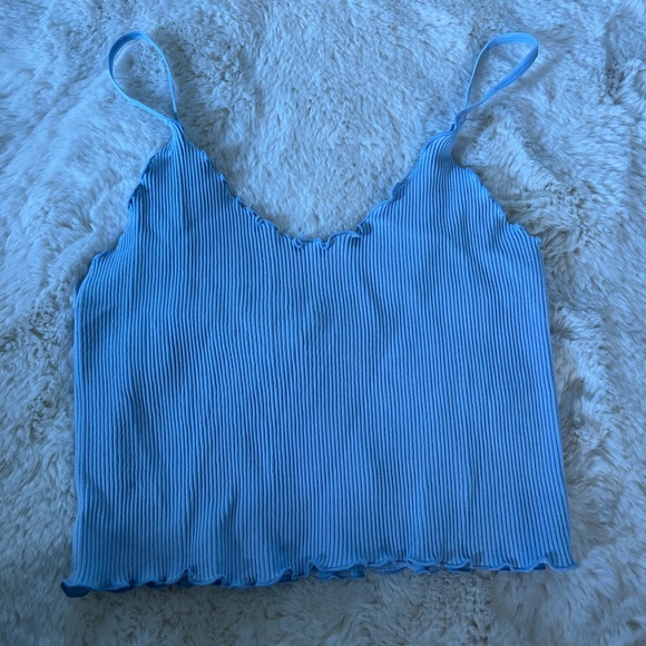 NWT GORGEOUS BABY BLUE TANK - Picture 1 of 2
